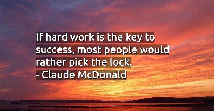 Quote on Hard Work: The Key to Success